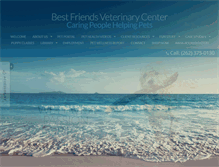 Tablet Screenshot of bestfriendsvet.com